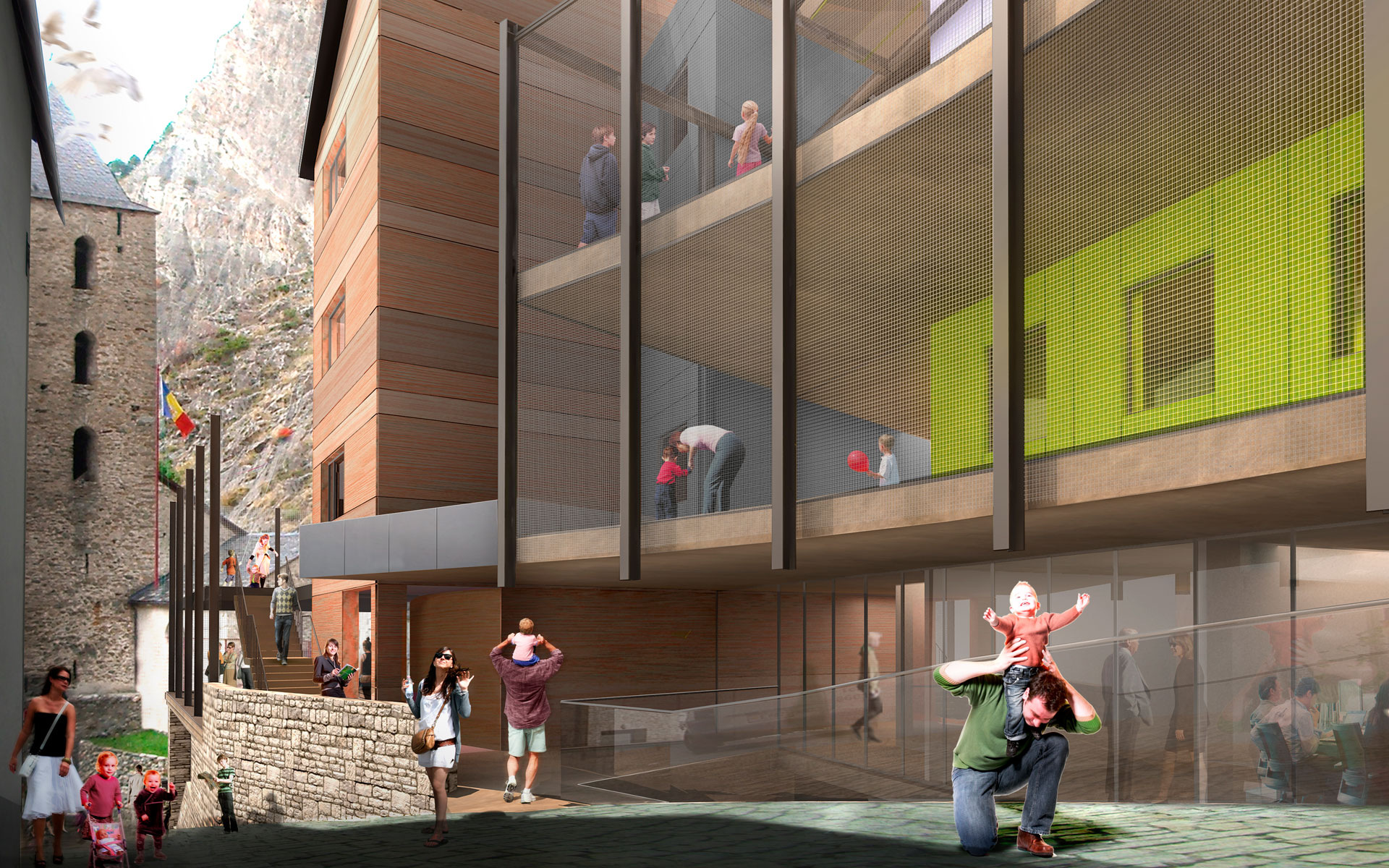 Competition for the Canillo school expansion project (AND)